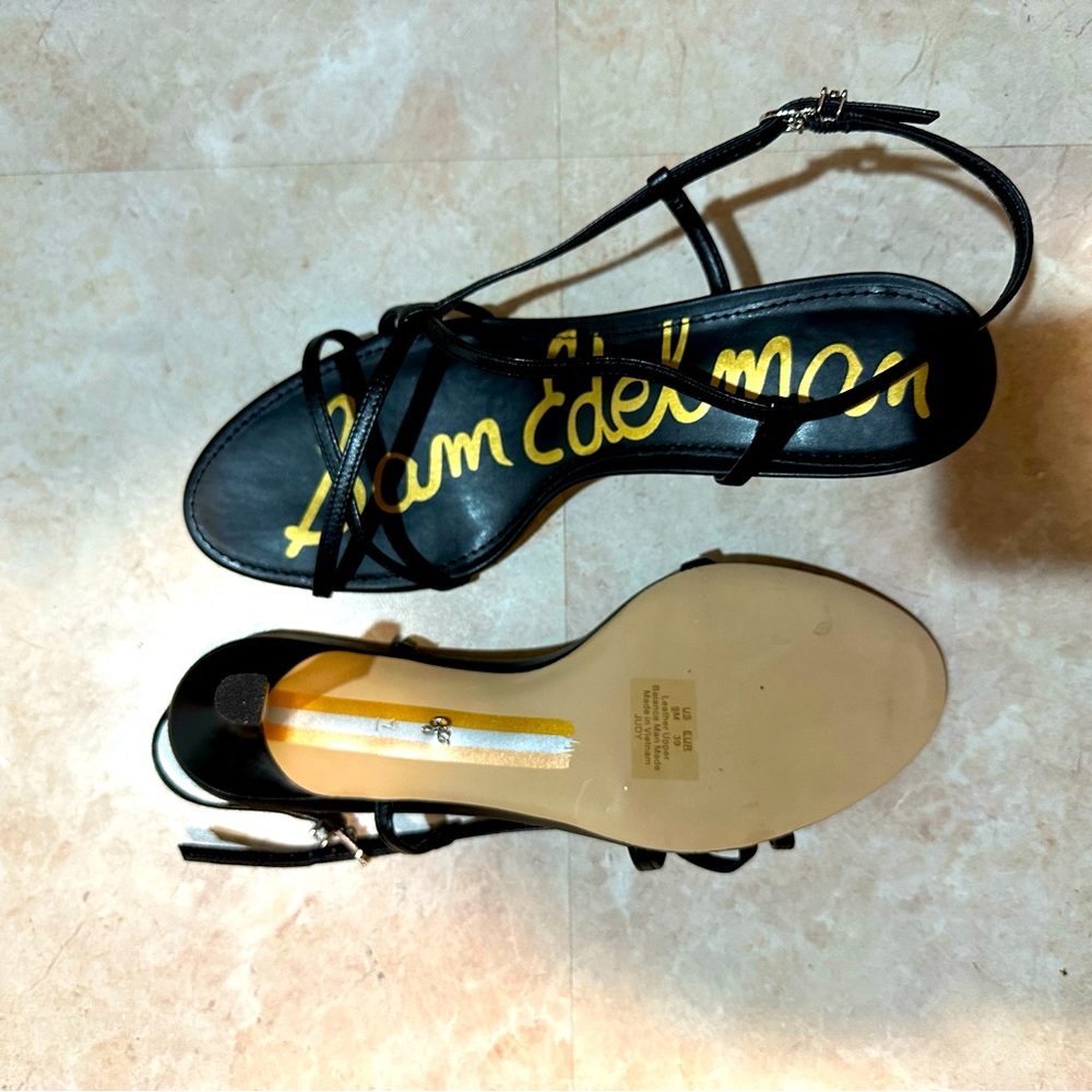 Sam Edelman Judy Strappy Slingback Kitten Heel Sandal